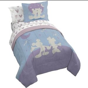 Jay Franco Disney Mickey Mouse & Minnie Mouse Full Size Comforter Set
